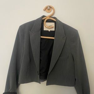 Djerf Avenue It Blazer Grey Size Small